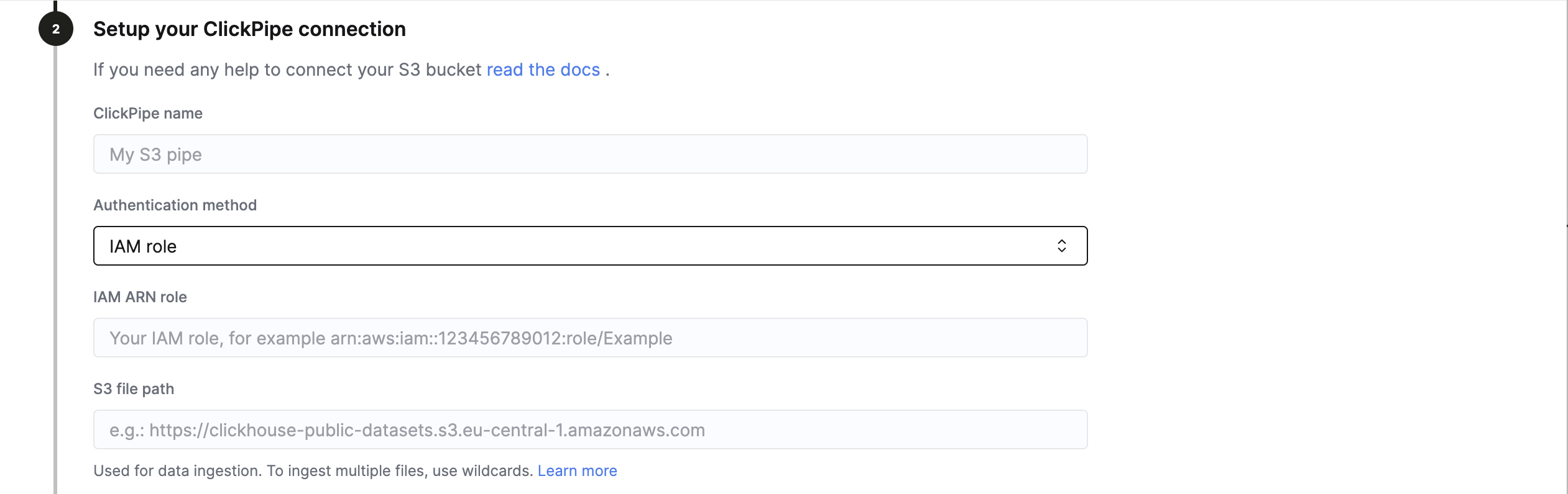 S3 ClickPipes용 IAM 인증
